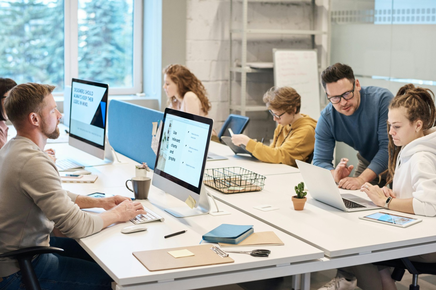 Employees in the Office 